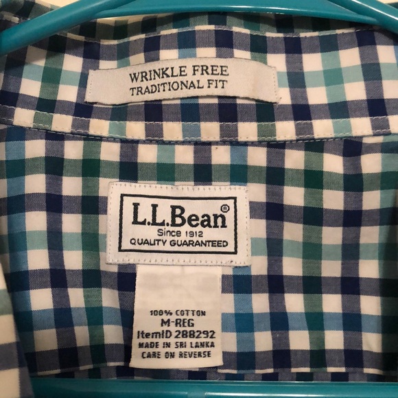 LL Bean wrinkle free button down - Picture 3 of 3